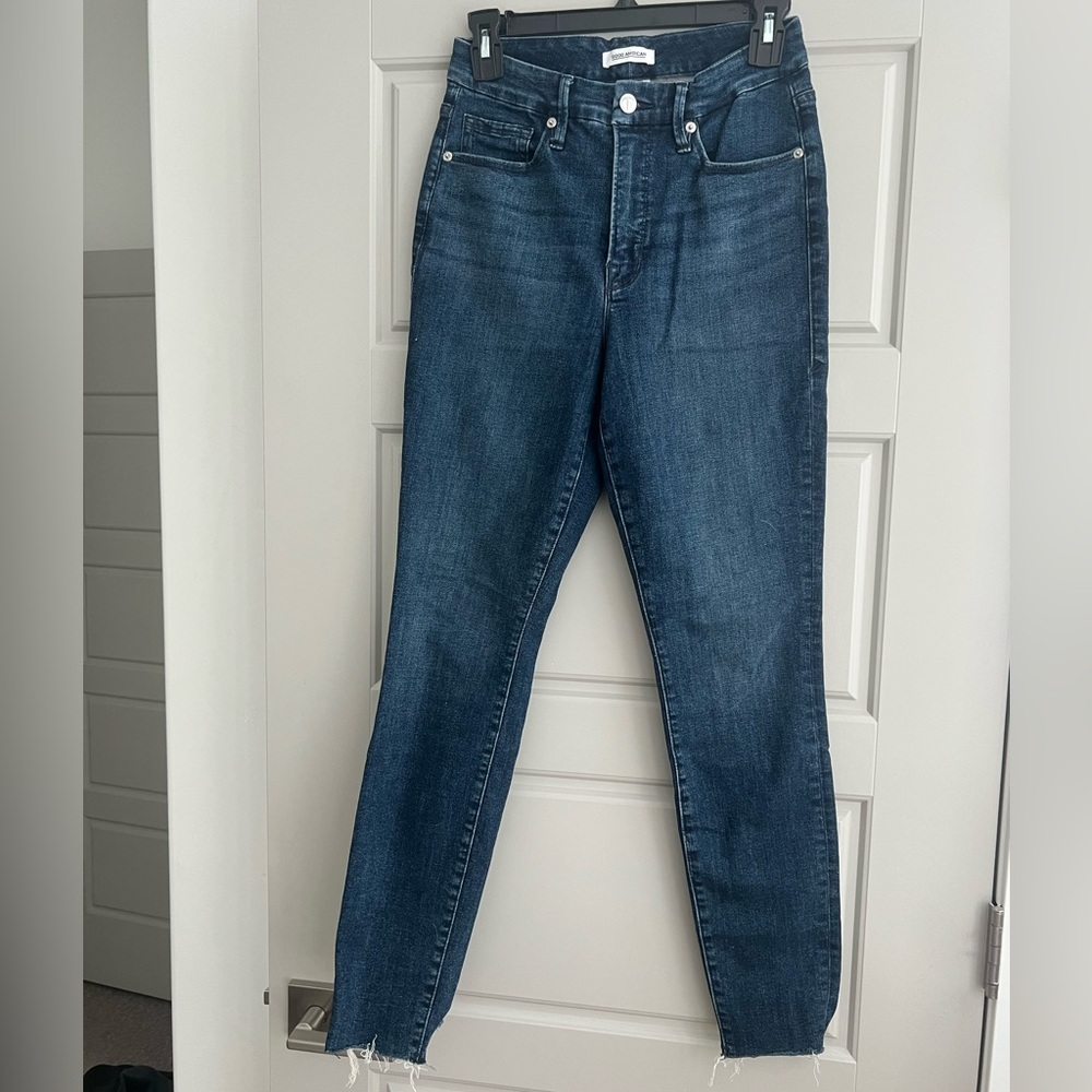 Good American Dark Blue Skinny Jeans